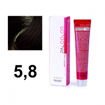 Palco profesionální barva na vlasy PALCOLOR 100 ml - 5,8